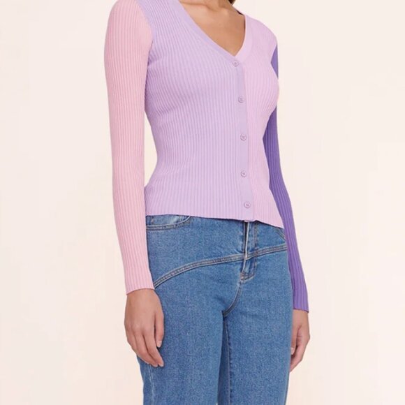 STAUD CARGO SWEATER IRIS MULTI, Size Small - Picture 3 of 6